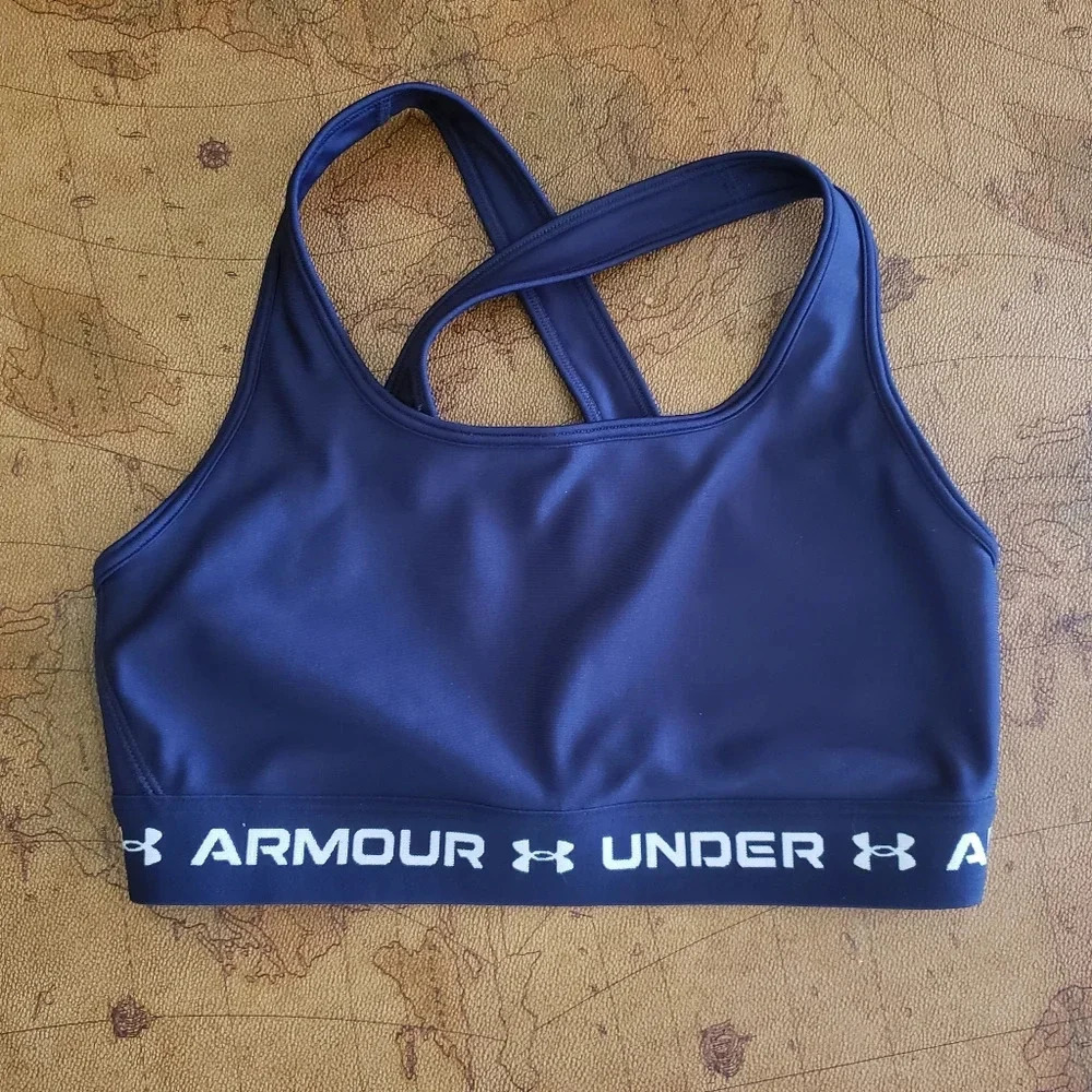 *UNDER ARMOUR  sports bra, blue